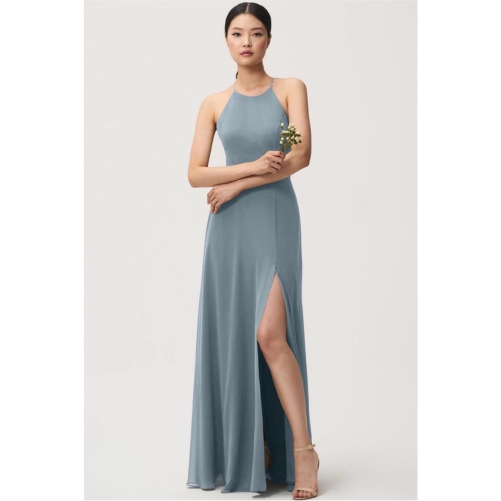 Jenny Yoo Mineral Chiffon Kayla Dress Size 4